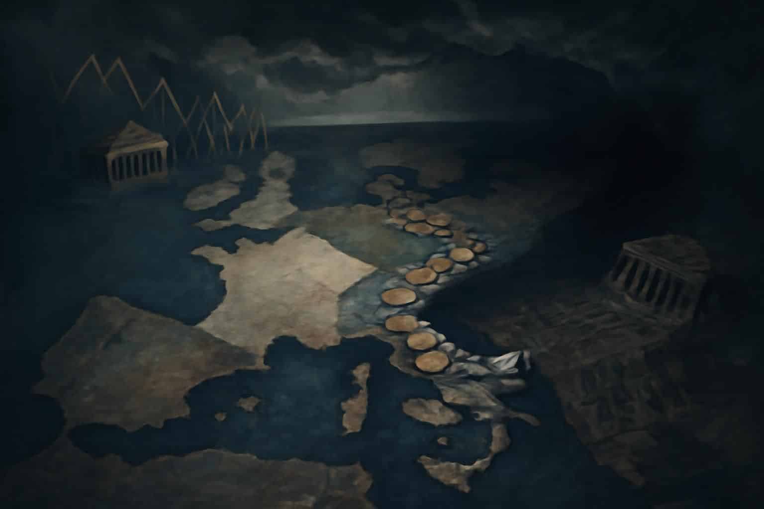 analyse approfondie du lien entre la france et l'europe face à une crise financière imminente, explorant les causes et les conséquences potentielles d'un chemin sans retour.